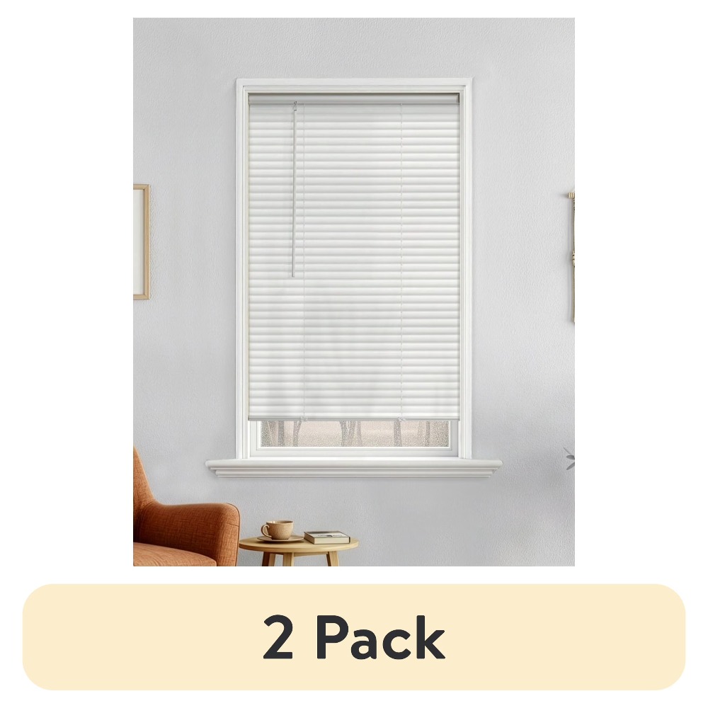 Privacy Filter 2Pack - 2 Pack Cordless Vinyl Light Filtering