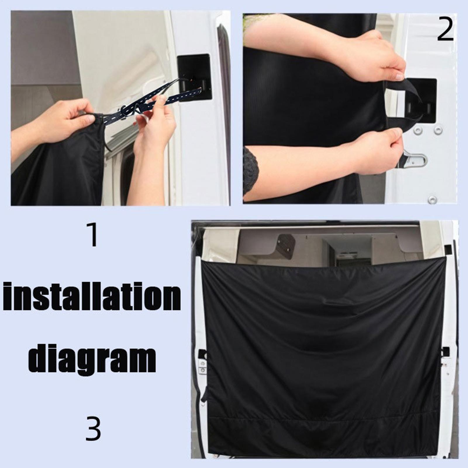 Black Large Car Privacy Drapes - Privacy Screen Protector ulasan dan harga